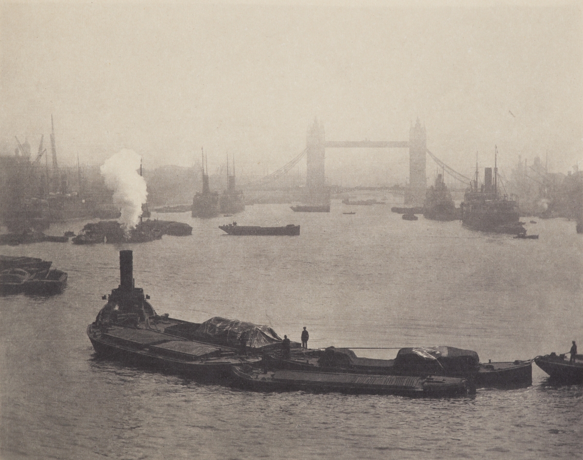 Imagen de la gran niebla de Londres, ocasionada en diciembre de 1952 por la contaminación