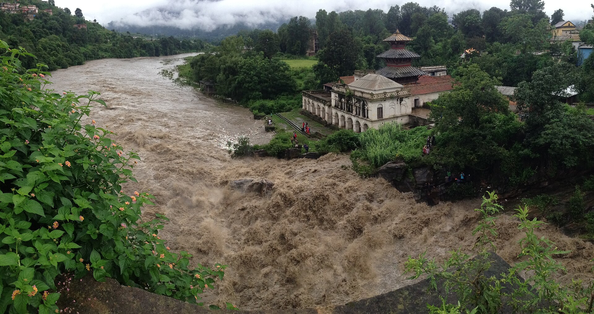 Lluvia monzónica en Nepal. Fuente: Bhuwan Maharjan