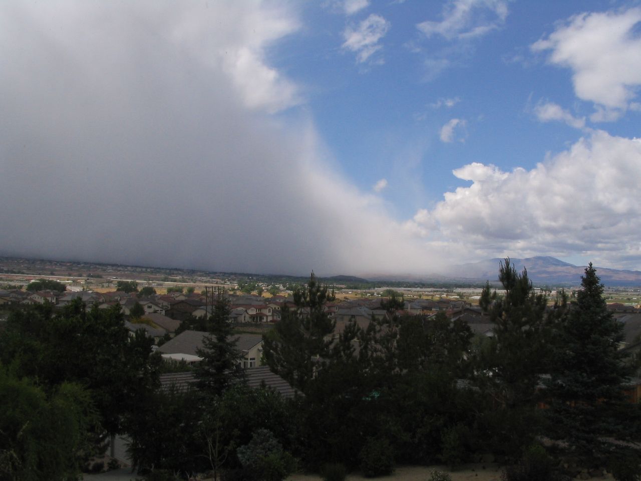 Frente ocluido en Nevada (EEUU). Fuente: Ken Lund