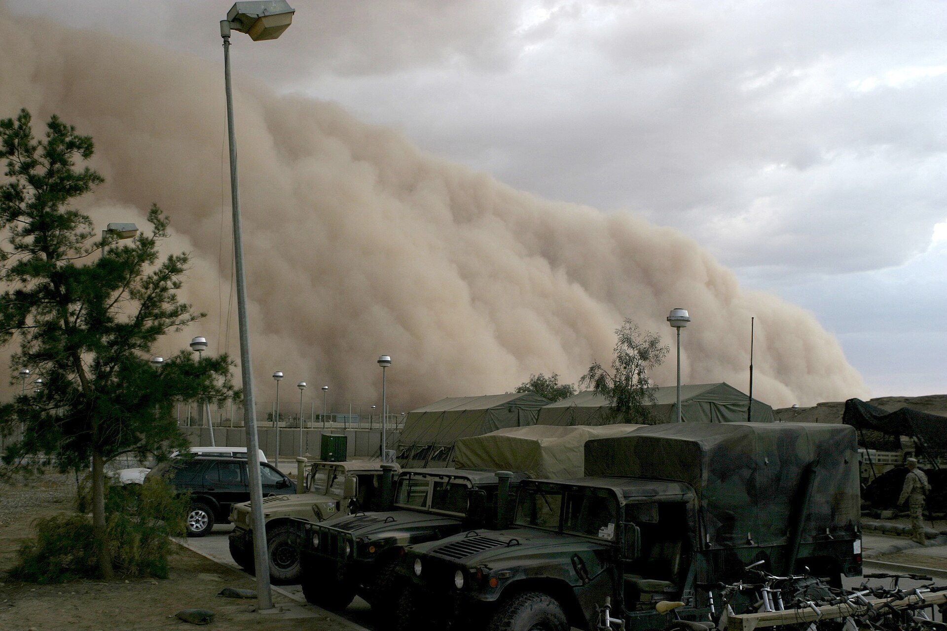Tormenta de arena en Irak. Fuente: Arya Barznji M.