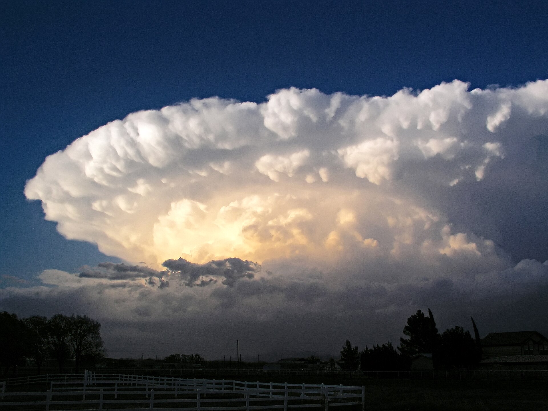 Cumulonimbus en Nuevo México