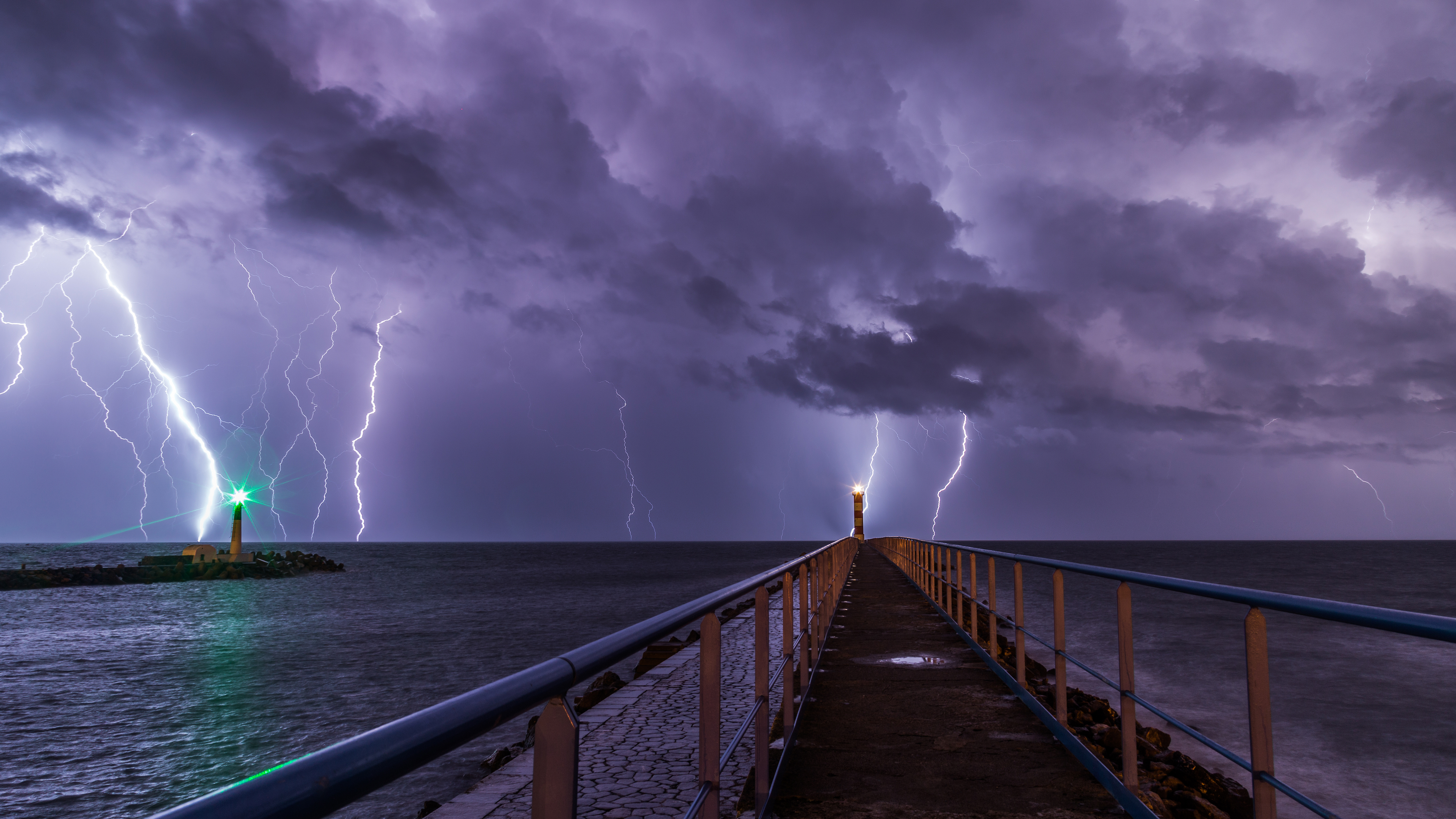 Tormenta sobre Port-la-Nouvelle. Fuente: Maxime Raynal