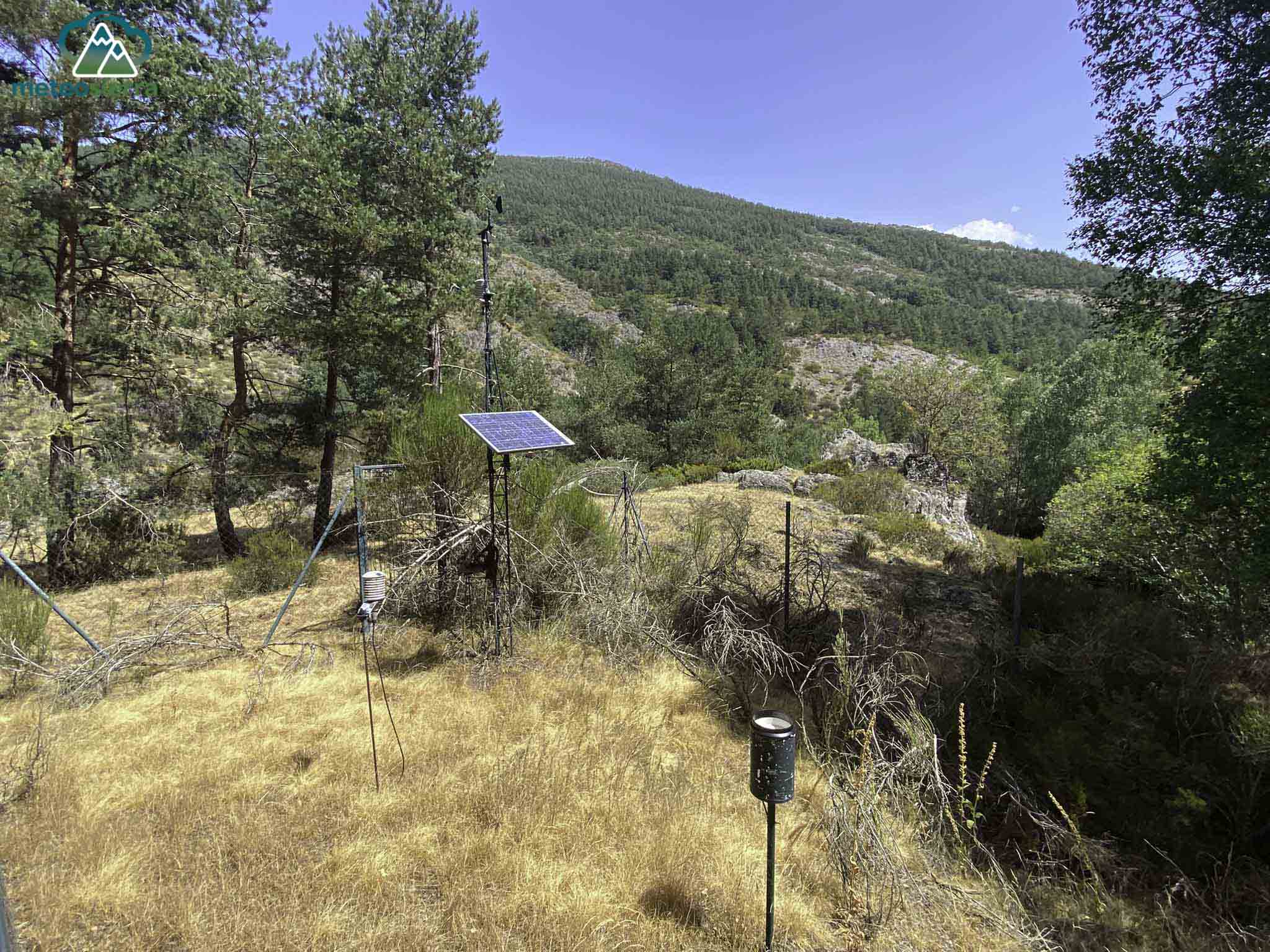 Estación meteorológica en el Prado de Tejera Negra