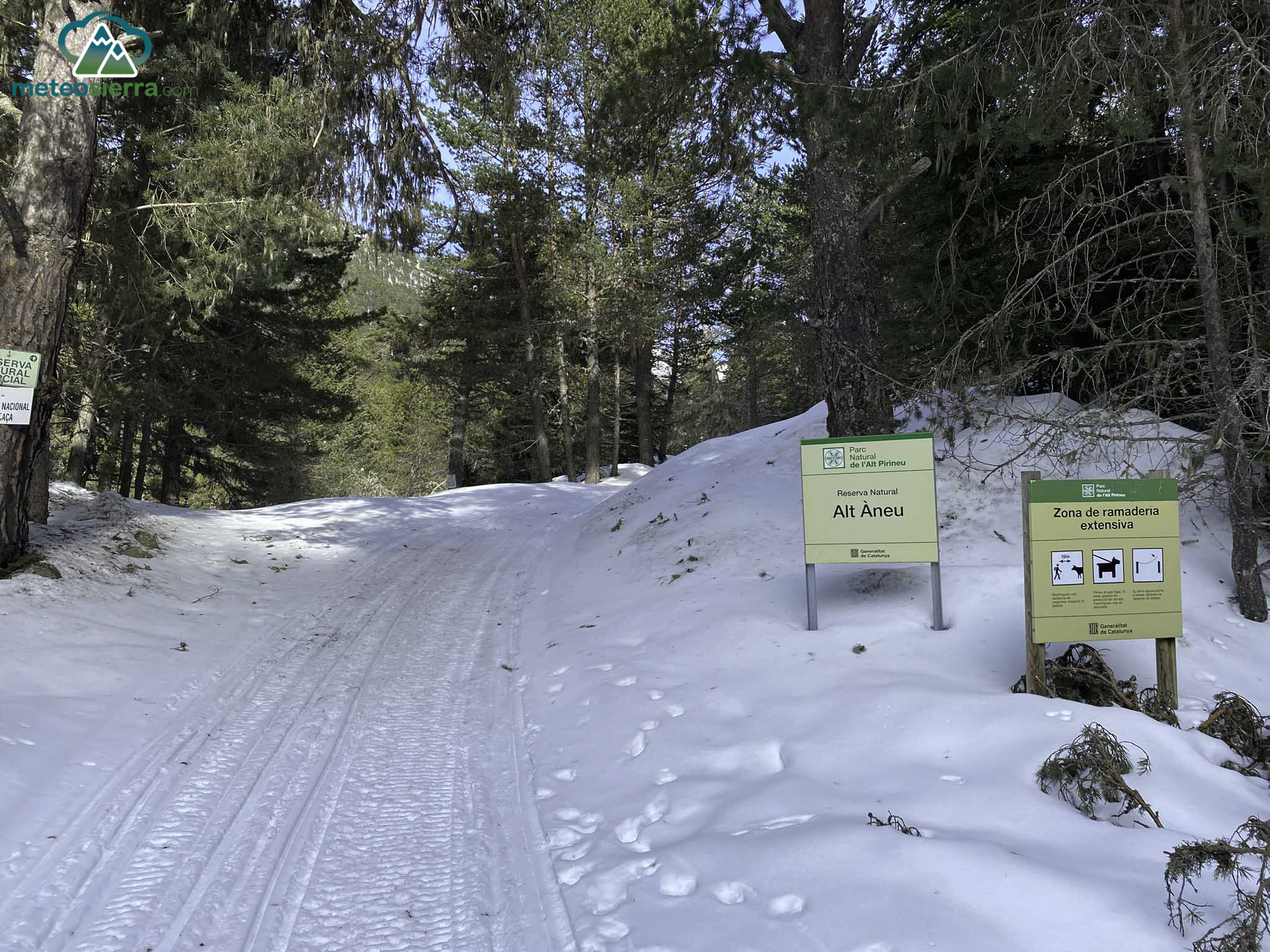 En el Pont de Marimanha dejamos el Val d'Aran y entramos en el Alt Àneu
