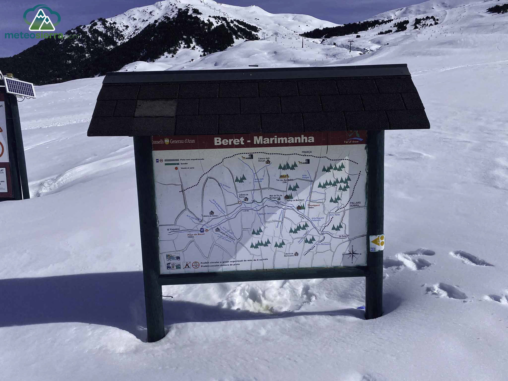 Mapa de Beret-Marimanha