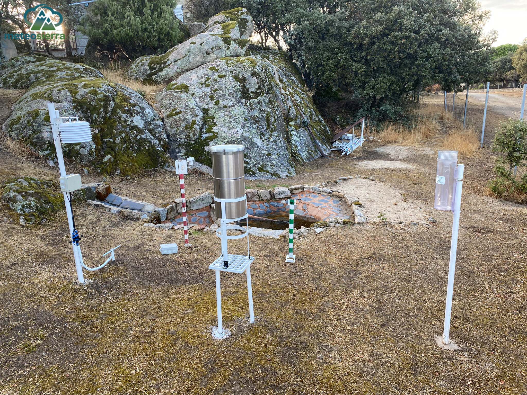 Jardín Meteorológico. Vista hacia el Oeste