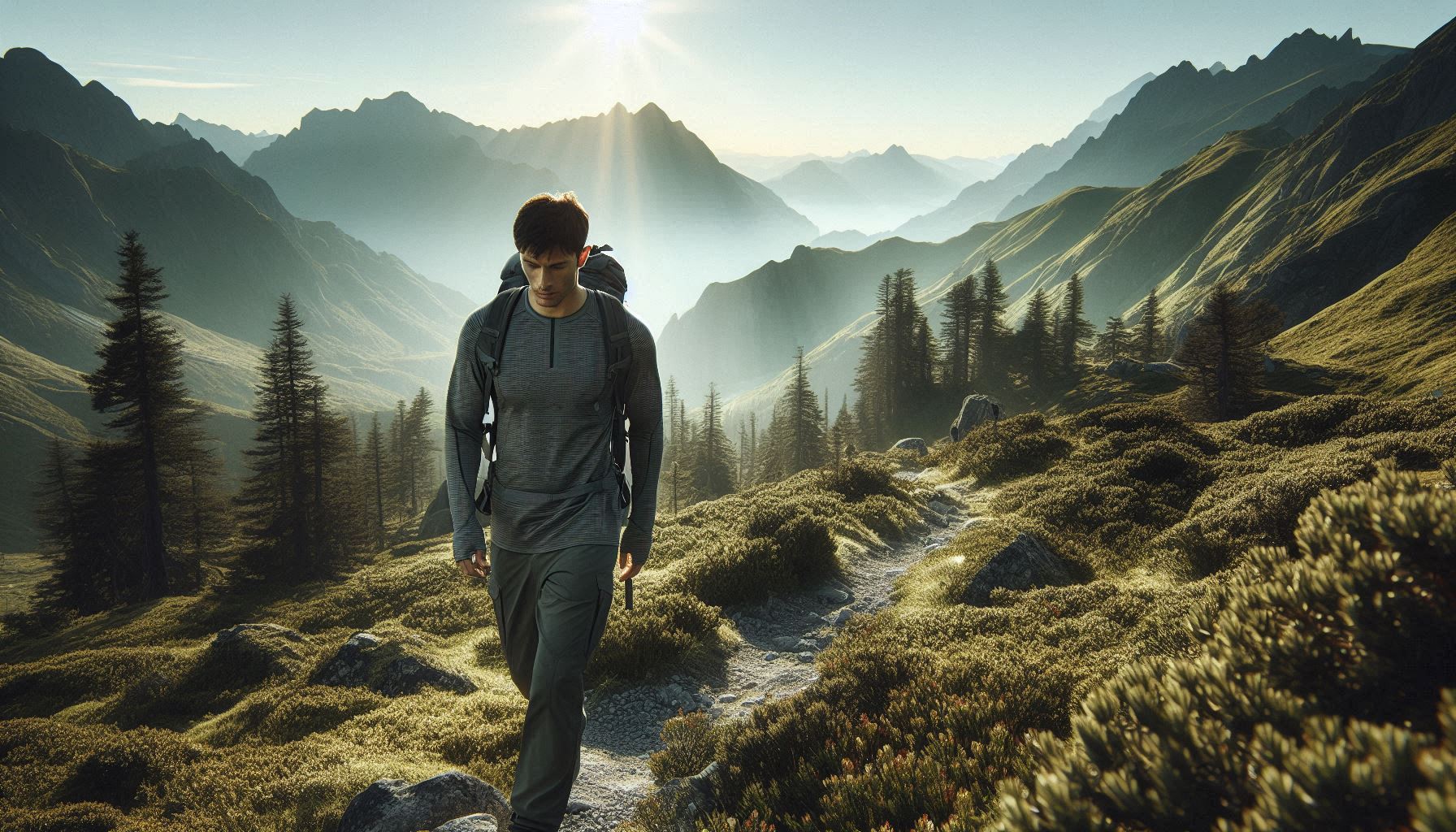 Camisetas de Manga Larga para Montaña