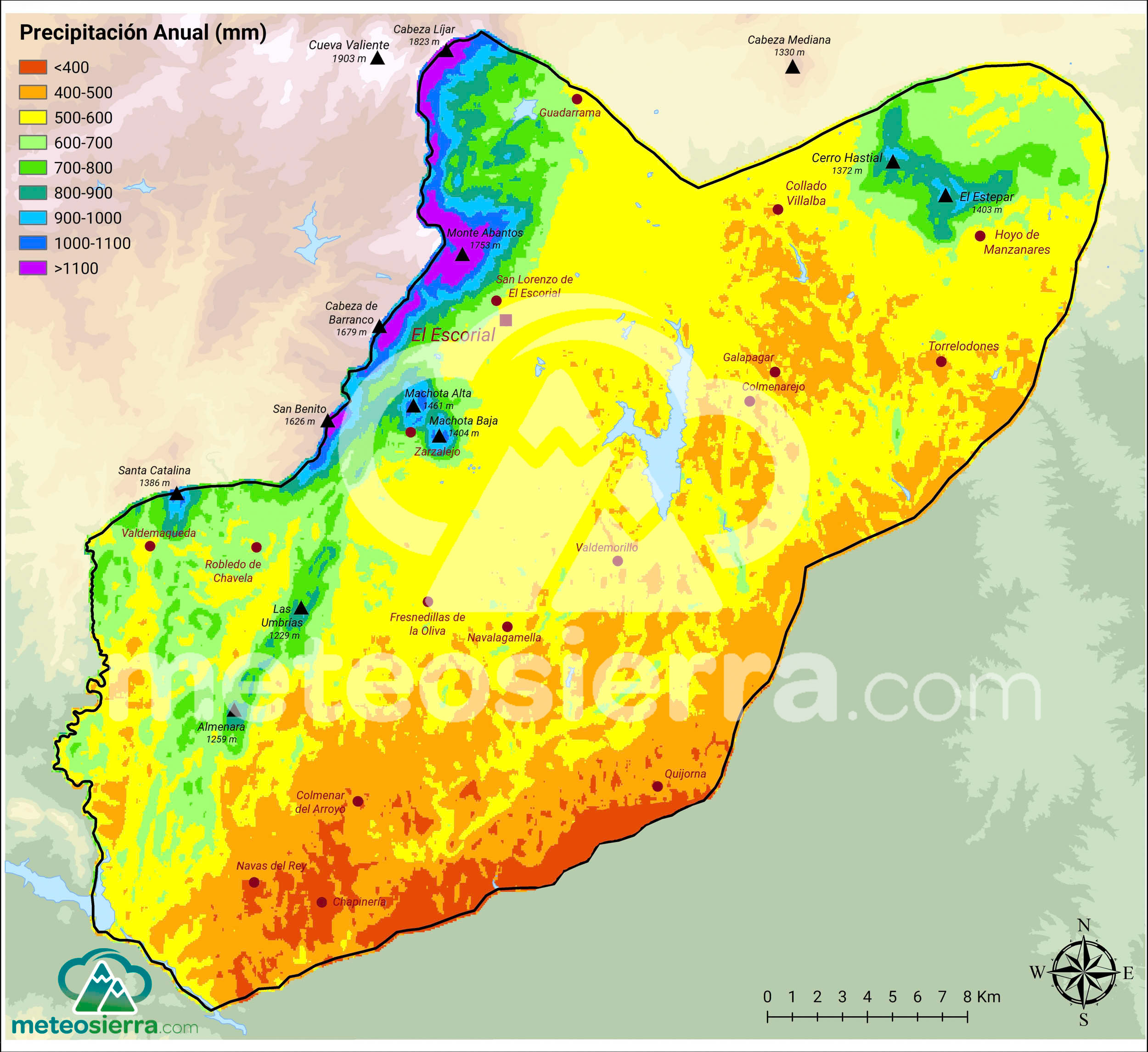 El Piedemonte Madrileño II: Climatología