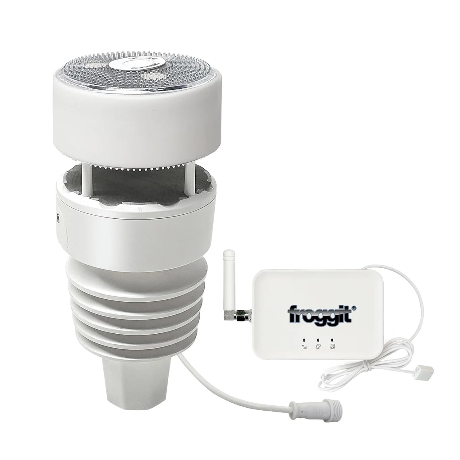 Froggit DP3000 7 en 1 Ultra. Estación Meteorológica con Sensor Háptico 7 en 1 y Gateway Wi-Fi & Ethernet IOT