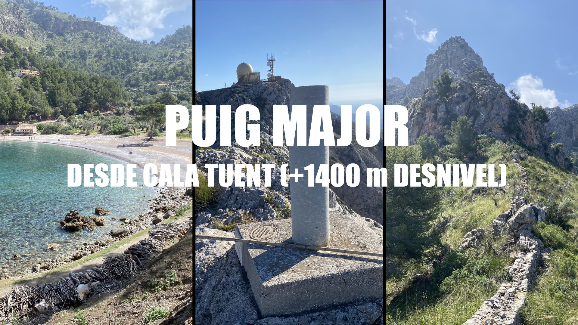 Puig Major desde Cala Tuent