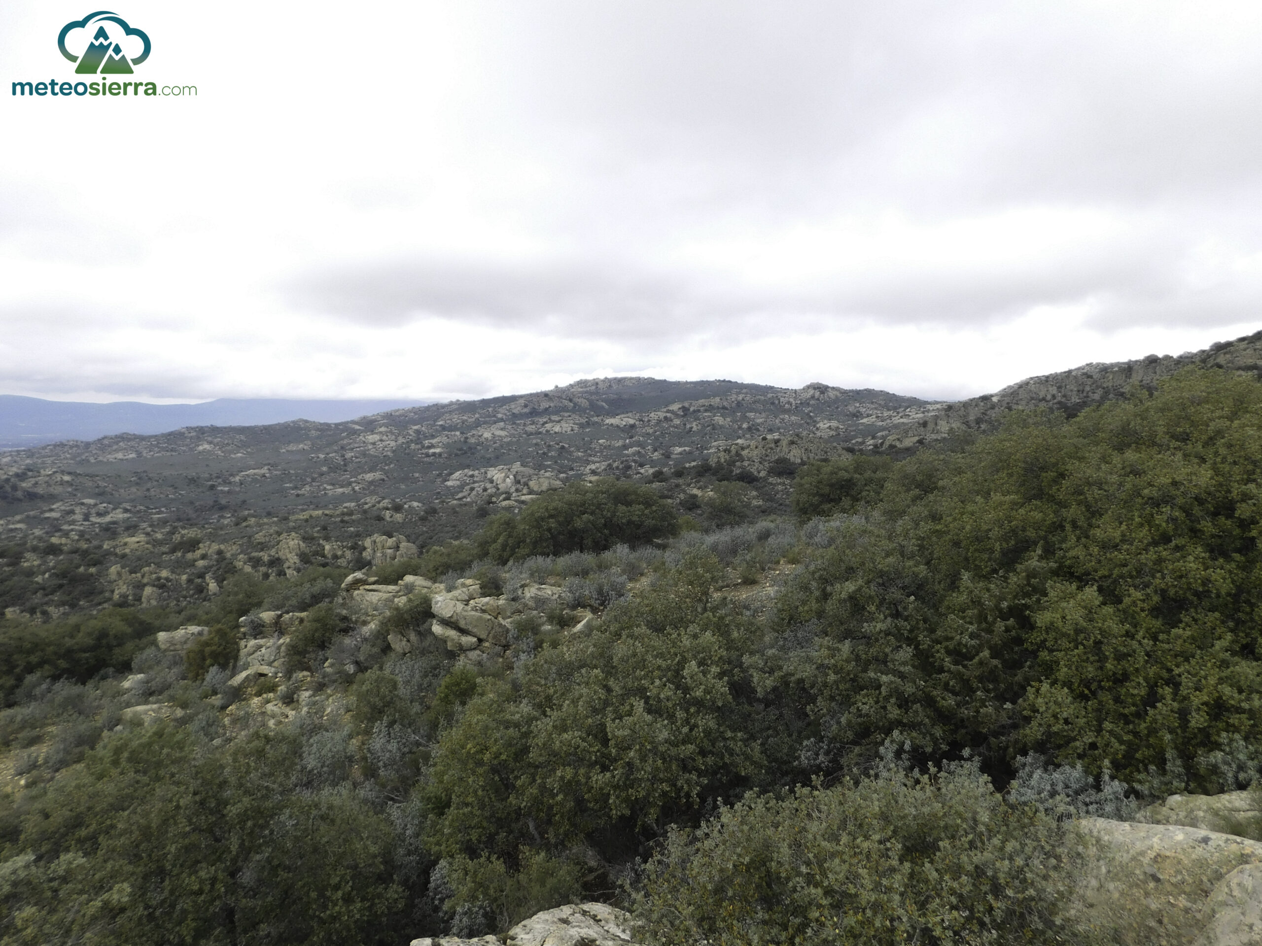 Subida a El Estepar en la Sierra de Hoyo