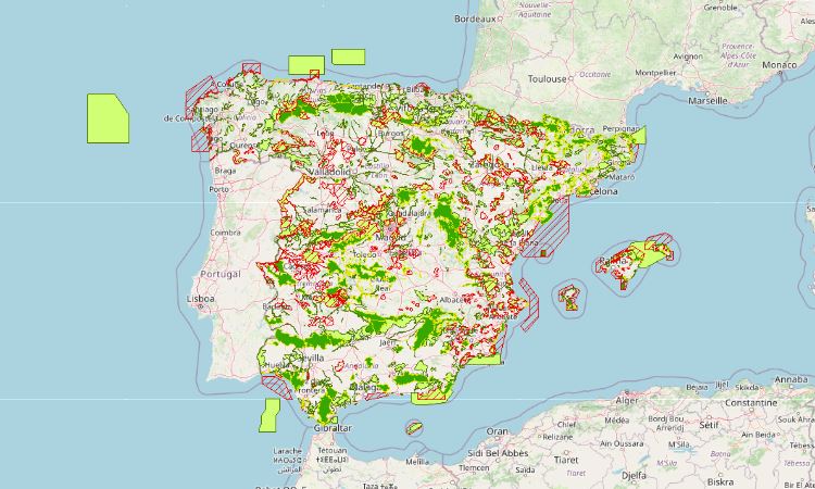 Visor de la Red Natura 2000 en España