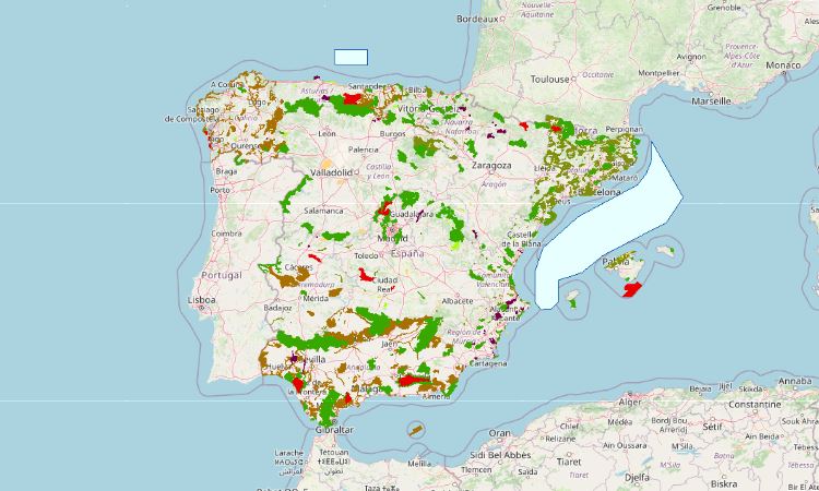 Visor de los Espacios Naturales Protegidos de España