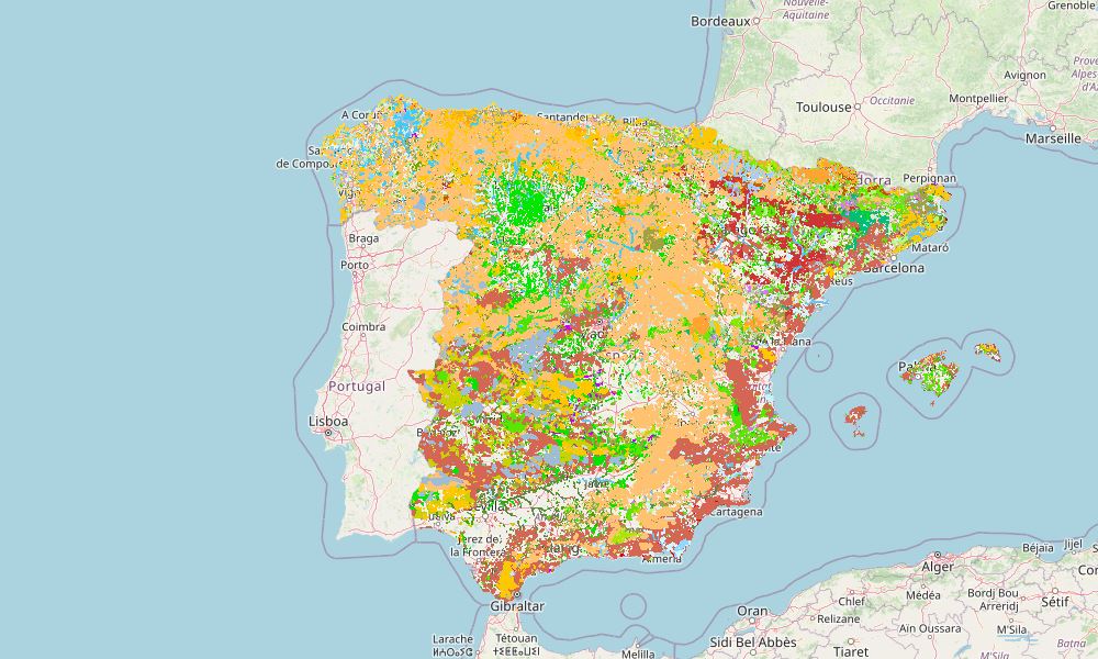 Visor de los Hábitat de Interés Comunitario en España