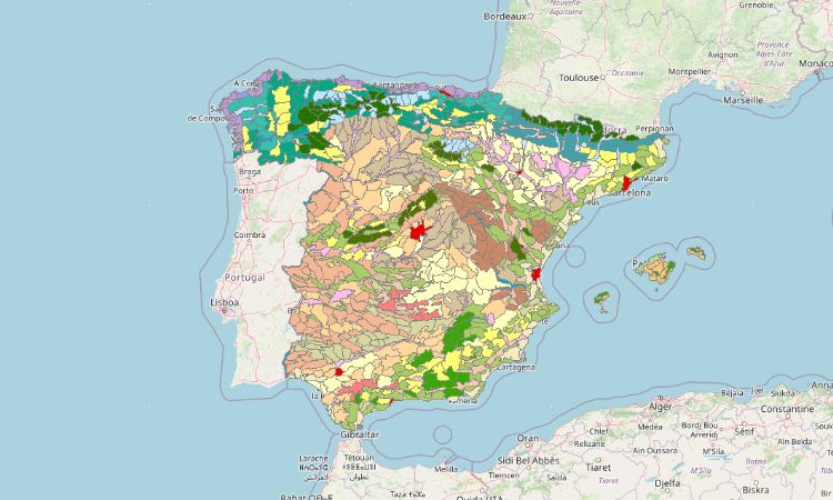 Visor de los Paisajes de España
